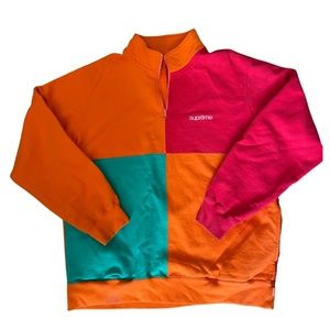 Supreme Color Block Sweater